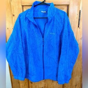 Columbia Men’s Cobalt Blue Zip Up Fleece Size 1X
